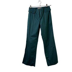 Marisfrolg Pants Womens Size 38 Teal Green Straight Bootcut Cotton